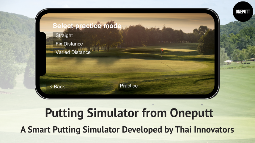 Oneputt — A Smart Putting Simulator Developed by Thai Innovators