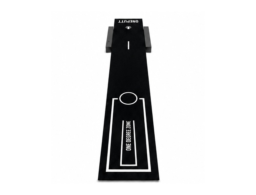 ONEPUTT PRO black nylon mat, 1.90 CM length with Target Zone